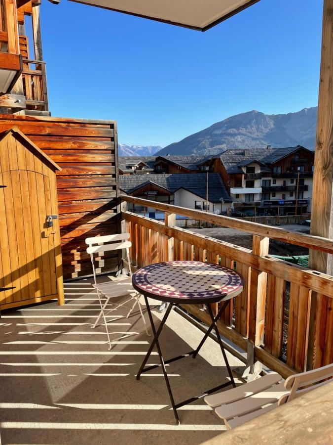 Front Neige 1800, Cosy 4-6P, Parking Couvert Apartment Les Orres Luaran gambar